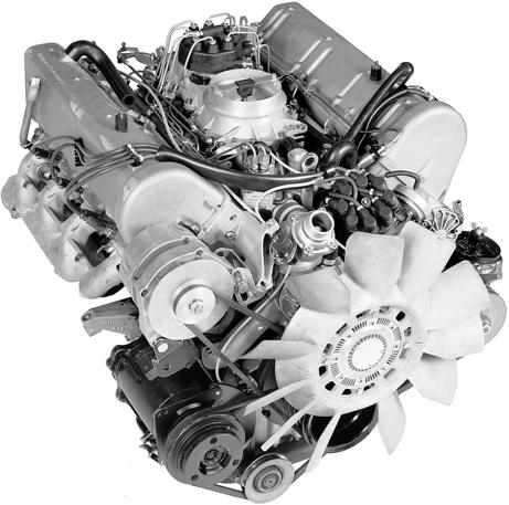 Mercedes-Benz 450 SEL 6.9 V8 engine 1975
